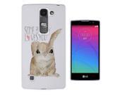 LG Spirit 4G LTE H440N Gel Silicone Case All Edges Protection Cover c0309 cool fun cute bunny quote some bunny loves you heart