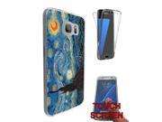 Samsung Galaxy S7 edge G930 360 Degree Case Protection Gel Silicone Cover 905 Vincent Van Gogh Starry Night
