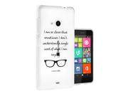 Nokia Lumia 535 Gel Silicone Case All Edges Protection Cover c0143 I m so smart That Sometime i don t undertant a single wo