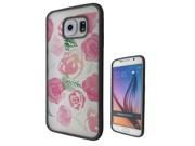 Samsung Galaxy S6 Gel Silicone Case All Edges Protection Cover c0319 cool fun cute love pink shabby chic flowers floral nature