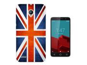 Vodafone Smart Prime 6 Gel Silicone Case All Edges Protection Cover C0709 Great Britain United Kingdom Union Jack Flag
