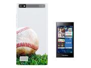 Blackberry Leap Gel Silicone Case All Edges Protection Cover C0776 American Sport Baseball Game Baseball Pitch