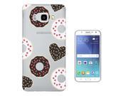 Samsung Galaxy Ace 4 Neo G318M Gel Silicone Case All Edges Protection Cover C0907 Cool Yummy Treats Junk Food Donut Rings Sprinkles And Hearts
