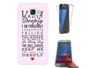 Samsung Galaxy A5 2016 SM A510F 360 Degree Case Protection Gel Silicone Cover 780 Truly Madly Deeply Lyrics Song