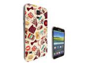 Samsung Galaxy S5 Mini Gel Silicone Case All Edges Protection Cover 731 Retro Stickerbomb Multi Collection