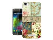 Wiko Rainbow Lite Gel Silicone Case All Edges Protection Cover 088 Vintage Shabby Chic Live Love Laugh Floral Roses