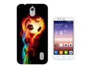 Huawei Ascend Y625 Gel Silicone Case All Edges Protection Cover 1484 Trendy Sports Goal Soccer Football Fire Win Champions