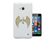 Microsoft Nokia Lumia 640 Gel Silicone Case All Edges Protection Cover C0587 Angel Wings Heavenly God Religion