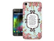 Wiko Rainbow Jam Gel Silicone Case All Edges Protection Cover 273 Shabby Chic Floral Christian Quote Believe In Your Self And All That You Are