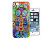 iphone 4 4S Gel Silicone Case All Edges Protection Cover 797 Floral Multi Art Cute Owl