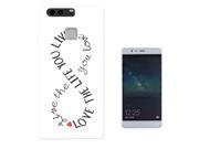 Huawei Ascend P9 Gel Silicone Case All Edges Protection Cover 434 Infinity Love The Life You Live Fashion