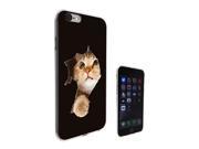 iphone 6 Plus 6S plus 5.5 Gel Silicone Case All Edges Protection Cover 1537 Trendy Pet Animal Kitten Feline Kawaii