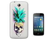 Acer Liquid Z330 Gel Silicone Case All Edges Protection Cover C0968 Sugar Skull Pineapple