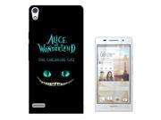 Huawei P6 Gel Silicone Case All Edges Protection Cover 725 Alice In Wonderland The Cheshire Cat