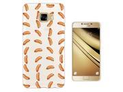 Samsung Galaxy C5 5.2 Gel Silicone Case All Edges Protection Cover C0145 Multi Hot Dogs