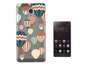 Lenovo Vibe P1 5.5 Gel Silicone Case All Edges Protection Cover C0958 Hot Air Balloons Floating Collage