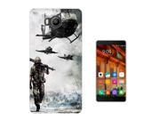 Elephone P9000 Lite Gel Silicone Case All Edges Protection Cover 916 Army Scene Soldier Black Hawk Funky