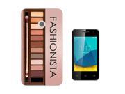 Vodafone Smart first 7 Gel Silicone Case protection Cover 575 Make Up Palette Funky Fashionista