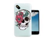 C0470 Trendy Floral Skull Tattoo Biker Sugar SkullWiko Sunny Wiko B Kool Gel Silicone Case All Edges Protection Cover