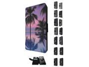 Sony Xperia Z5 Flip Case Cover Book Style Tpu case 2226 Sunset Palm Three Sea View