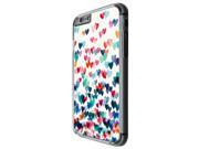 iphone 6 6S 4.7 Coque Fashion Trend Case Coque Protection Cover plastique et métal 2010 Collage Love Hearts Colourful