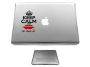 Macbook pro 15.4 2010 2016 Hard Plastic Case Full Front and back cover c1103 Keep Calm And Zip Your Lips