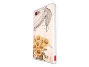 Sony Xperia Z3 Compact Mini Coque Fashion Trend Case Coque Protection Cover plastique et métal White 1401 Trendy kwaii sunflowers pin up girl
