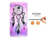 Samsung Galaxy J5 J500F 2015 Fashion Trend 0.3 MM Ultra Slim Case Cover 1327 Trendy Kawaii Dream Catcher Colourful Feathers