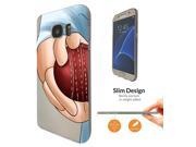 Samsung Galaxy S7 Edge G930 Fashion Trend 0.3 MM ultra Mince Protecteur CoqueTous les bords arrière protection Case Coque Clearc1029 Cricket Ball Bowler Spor