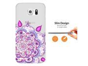 Samsung Galaxy A5 2016 SM A510F Fashion Trend 0.3 MM Ultra Slim Case Cover C0641 Hot Pink Sketch Art Hamsa Henna Flower Luck