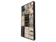 Sony Xperia Z2 Coque Fashion Trend Case Coque Protection Cover plastique et métal Black 1374 Trendy kwaii shabby chic french art love wallpaper