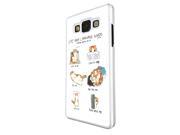 Samsung Galaxy J2 Coque Fashion Trend Case Coque Protection Cover plastique et métal White 487 Cat Body Language Guide