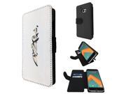 Huawei P9 Lite Flip Case Cover Book Style Tpu case 1085 Multi Penguin Funny
