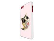 Apple ipod Touch 6 Coque Fashion Trend Case Coque Protection Cover plastique et métal White 2169 Kitten Cat Big Eyes Puss In Boots I Love You
