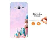 Samsung Galaxy J5 J500F 2015 Fashion Trend 0.3 MM Ultra Slim Case Cover c1038 Princess Prince Castle Magical Fairy Tale