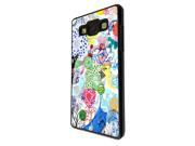 Samsung Galaxy A5 Coque Fashion Trend Case Coque Protection Cover plastique et métal Black 1311 Trendy kwaii colourful floral flowers collage nature birds c