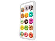 Samsung Galaxy Note 5 Coque Fashion Trend Case Coque Protection Cover plastique et métal White 1513 Trendy donuts colourful sweets candy cartoon Kwaai colla