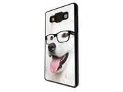Samsung Galaxy A5 Coque Fashion Trend Case Coque Protection Cover plastique et métal Black 1510 Trendy dog nerd glasses animals kwaai