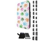 Samsung Galaxy Grand Prime Flip Case Cover Book Style Tpu case 2012 Colourful leaves Weed Happy High Rasta Jamaican Style