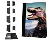 1059 Cool fun dinosaur art t rex triceratops stegosaurus spinosaurus 7 Design Amazon Kindle Fire HD 7 3th Generation 2013 Pouch Cover Book Style Defender