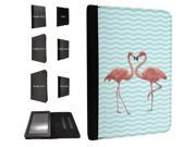 347 Cool Fun Love Flamingo Design Amazon Kindle Fire 2013 HD 7 2nd Generation Pouch Cover Book Style Defender Stand Cover