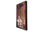 461 Shabby C Hic Floral Cage its Not how big is the house its how happy is the home Design Sony Xperia M2 Hard Plastic Case Back Cover Black