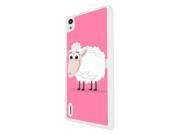 1159 Sheep Animal Pinky Design For Huawei Ascend P6 Hard Plastic Case Back Cover