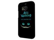 725 - Alice in Wonderland The Cheshire Cat Design htc One M9 Hard Plastic Case Back Cover - Black 725 - Alice in Wonderland The Cheshire Cat Design htc One M9 Hard Plastic Case Back Cover - Black