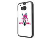 407 - Zebra in glasses Girl Design htc One M7 Hard Plastic Case Back Cover - Black 407 - Zebra in glasses Girl Design htc One M7 Hard Plastic Case Back Cover - Black