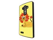 1149 Lion Animal Drawing Yellow Design For LG G2 Hard Plastic Case Back Cover