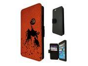 694 Witch Pumpkin Halloween Leather Design iphone 4 4S Flip Case Credit Card Holder Cover Book Style