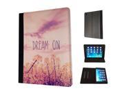 944 cool cute fun dream on quote pink shabby chic flowers nature sky Design Apple ipad Pro 2015 Pouch Cover Book Style Defender Stand Cover