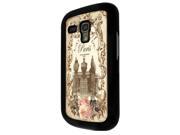 310 Floral shabby chic french mannequin Design Samsung Galaxy S3 MINI Hard Plastic Case Back Cover Black
