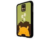499 lion face Daisy Design Samsung Galaxy S5 SAMSUNG Galaxy S5 Neo Hard Plastic Case Back Cover Black